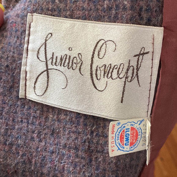 Amazing Vintage 40’s Era purple pea coat - Picture 7 of 7